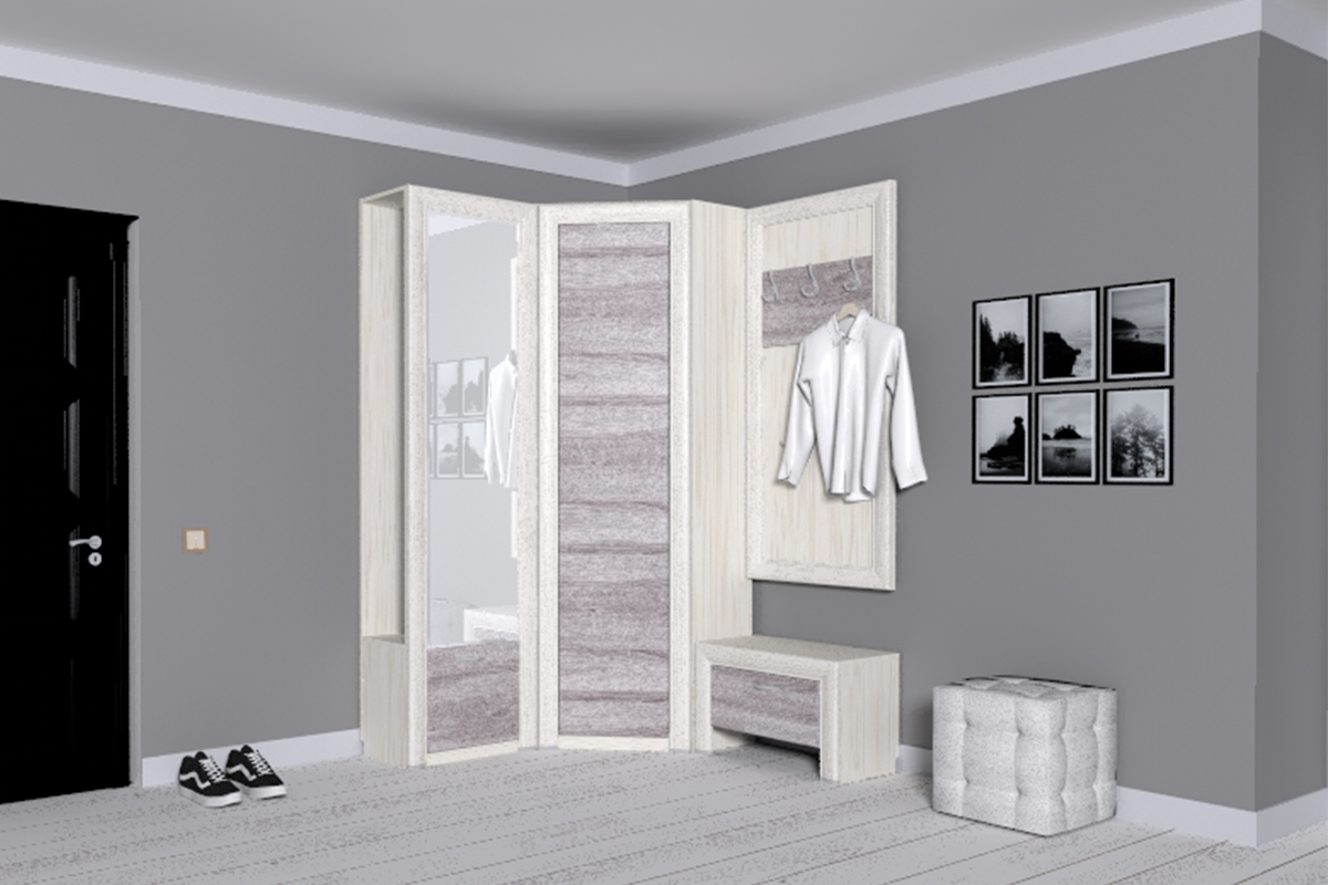 oliviia-komplekt-dlia-prixozei-00037174-vudlain-kremovyidub-ankona-anreks