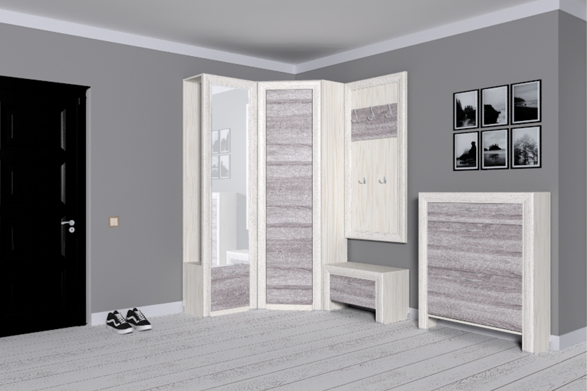 oliviia-komplekt-dlia-prixozei-00037175-vudlain-kremovyidub-ankona-anreks