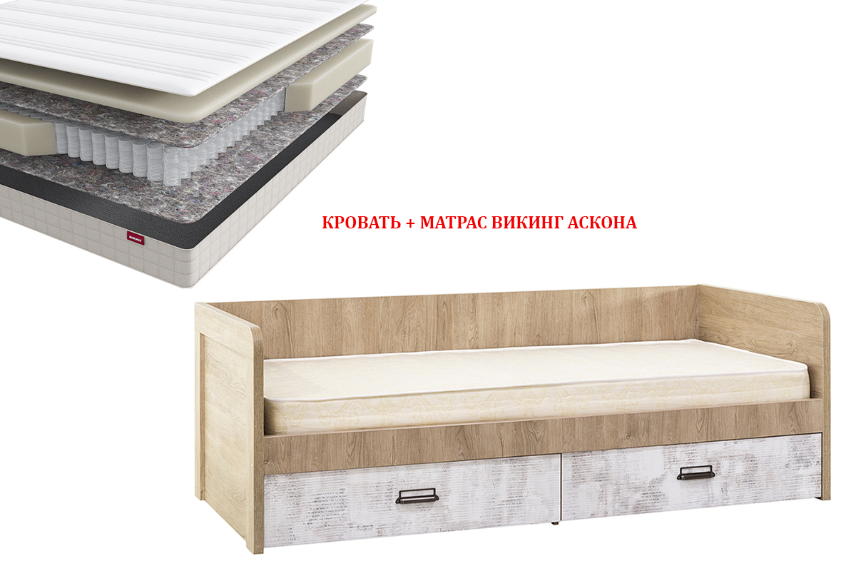 dizel-krovat-s-matrasom-viking-00042310-90-2d2-dub-maduraenigma-anreks