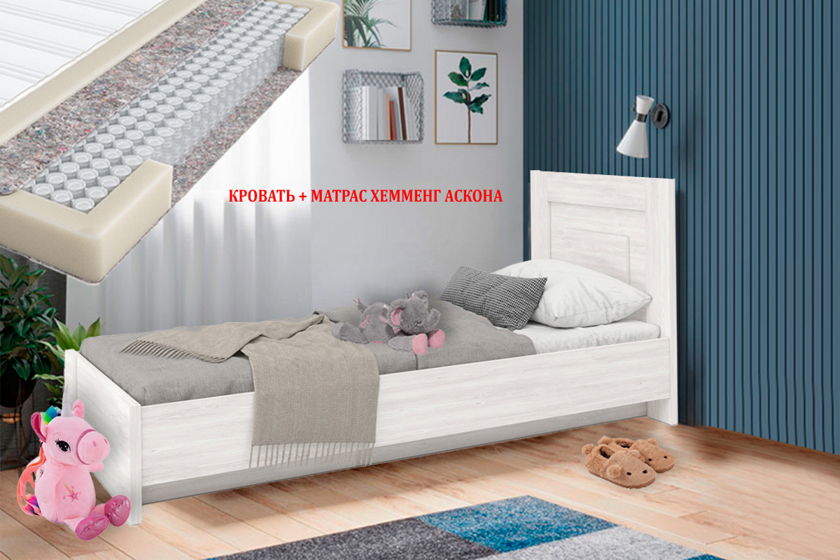 krovat-dlia-detskoi-virdziniia-90-s-matrasom-askona-00050068-sosna-kanyon-mai-star