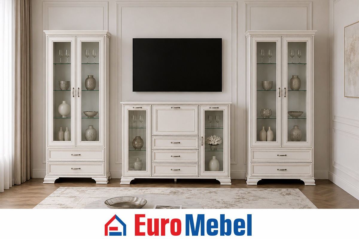 komplekt-dlia-gostinoi-tiffani-00078714-vudlain-kremovyi-evromebel