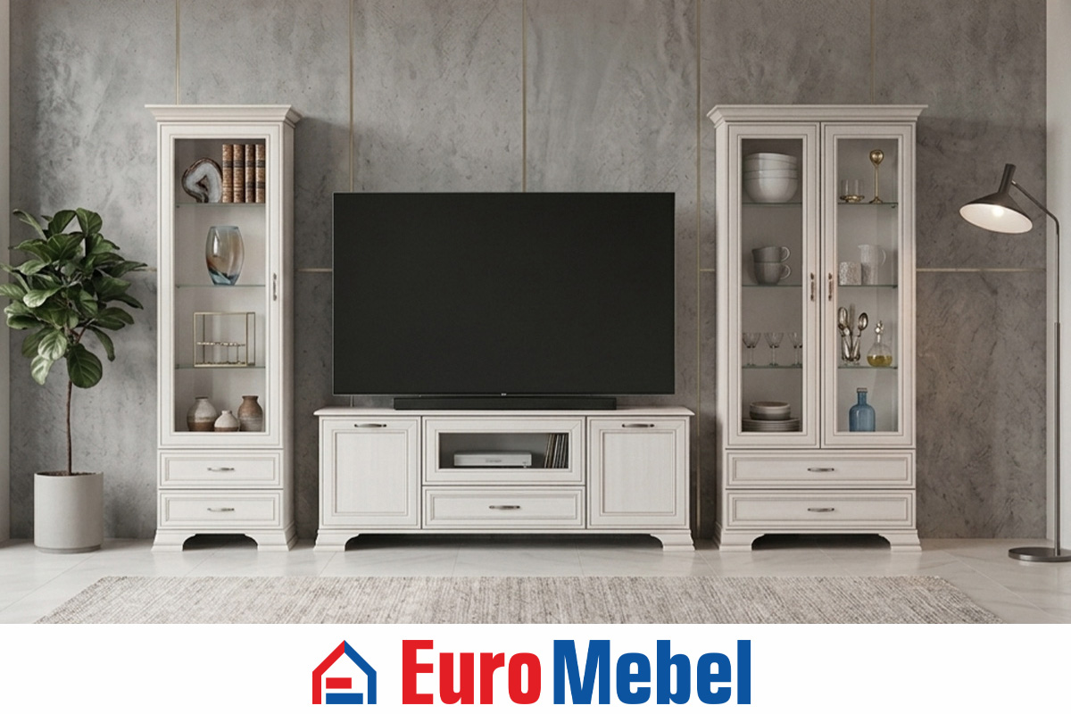 komplekt-dlia-gostinoi-tiffani-00078703-vudlain-kremovyi-evromebel
