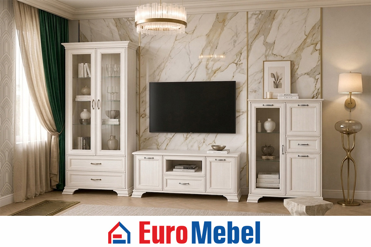 komplekt-dlia-gostinoi-tiffani-00078705-vudlain-kremovyi-evromebel