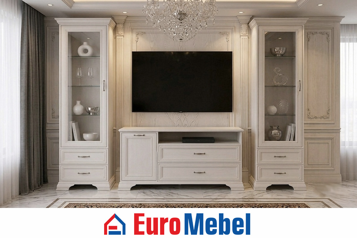 komplekt-dlia-gostinoi-tiffani-00078702-vudlain-kremovyi-evromebel