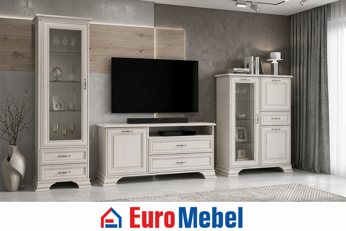 komplekt-dlia-gostinoi-tiffani-00078701-vudlain-kremovyi-evromebel