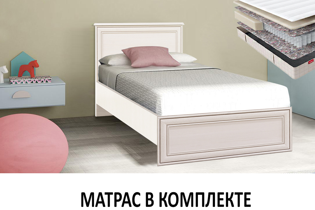 krovat-dlia-detskoi-tiffani-90-s-matrasom-viking-00060499-vudlain-kremovyi-evromebel